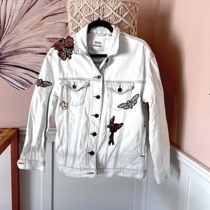 Little Moon Dianthus denim jacket